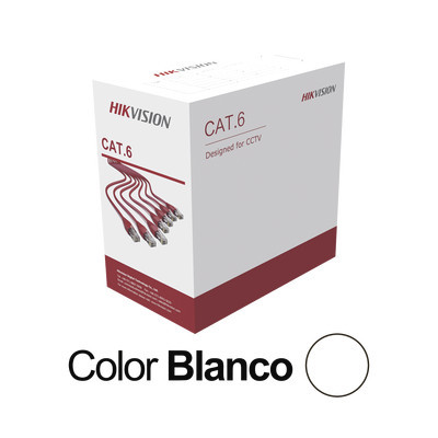 HIKVISION DS1LN6UWCCA Bobina de Cable UTP 305 Mts / Cat 6 (2