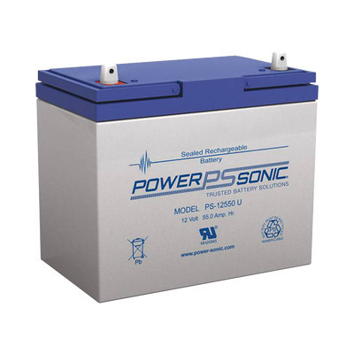 POWER SONIC PS12550U Bateria 12V 55AH Para Respaldo Tecnolog