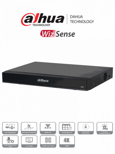 DAHUA DHT0360017 DAHUA DH-XVR7108HE-4K-I3 - DVR de 8 Canales
