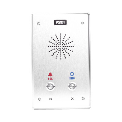 FANVIL I1202P Intercomunicador IP 2 lineas SIP 2 relevadores