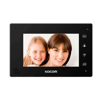 KOCOM KCVA374M Monitor adicional color negro manos libres co