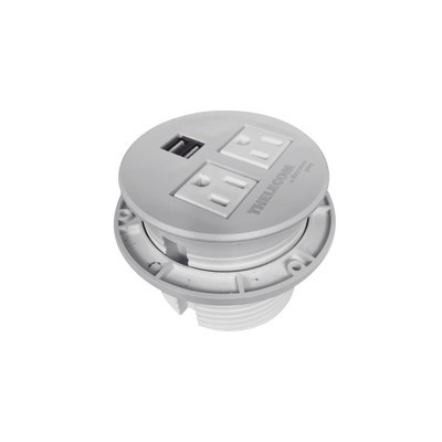 THORSMAN TMCE2USB2N Multicontactos / USB empotrable color bl