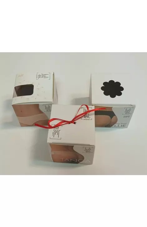 Chilot dama, Invisible-Line Julimex Fancy - alb, bej (Culoare: Alb, Marime: XL) - 3 | YEO