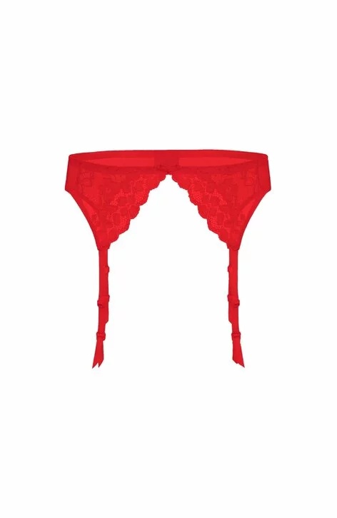 Portjartier Julimex Daisy - alb, negru, rosu (Culoare: Rosu, Marime: L) - 3 | YEO