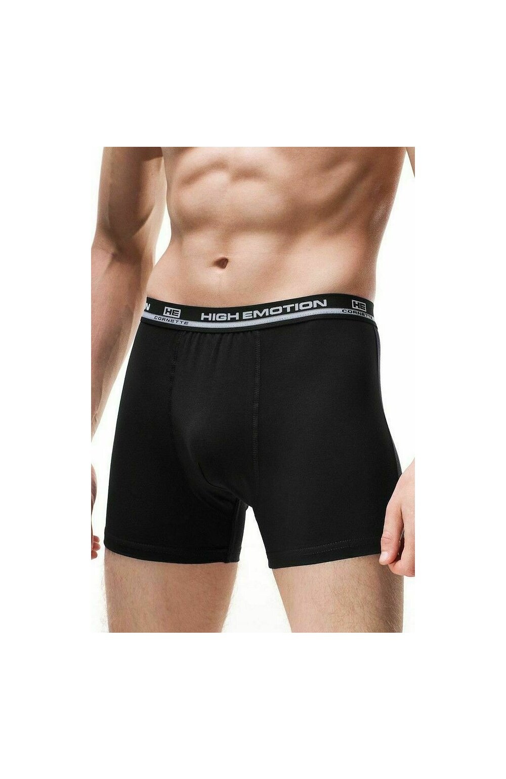 Boxeri barbati - Cornette High Emotion M503 (Culoare: Negru, Marime: 2XL) (Culoare: Negru, Marime: XL)