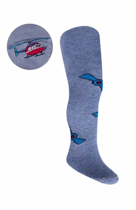 Dresuri flausate din bumbac pentru baieti RA07B (Culoare: Multicolor, Marime: 104-110) - 2 | YEO