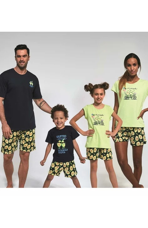 Pijama baieti 9-14 ani, colectia familie, Cornette B790-084 Avocado (Culoare: Granat, Marime: 146-152) - 2 | YEO
