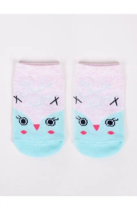 Sosete din bumbac SKCBABY GIRL colorat mixt (Culoare: Multicolor, Marime: 6-9 luni) - 2 | YEO