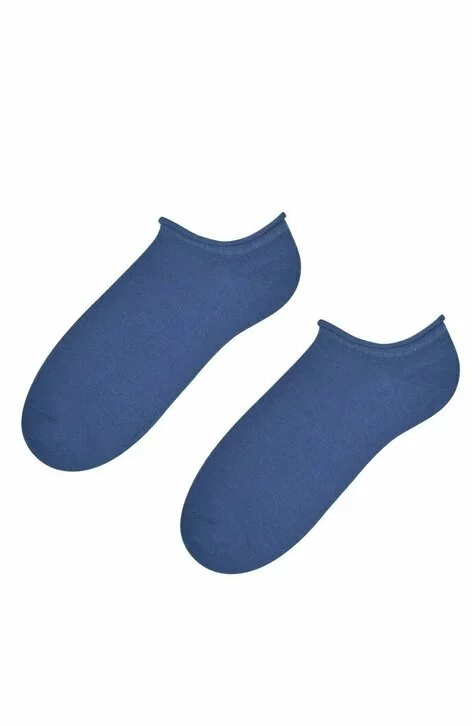 Sosete scurte dama, fara compresie - Steven S041-15 bleumarin (Culoare: Bleumarin, Marime: 35-37) - 1 | YEO