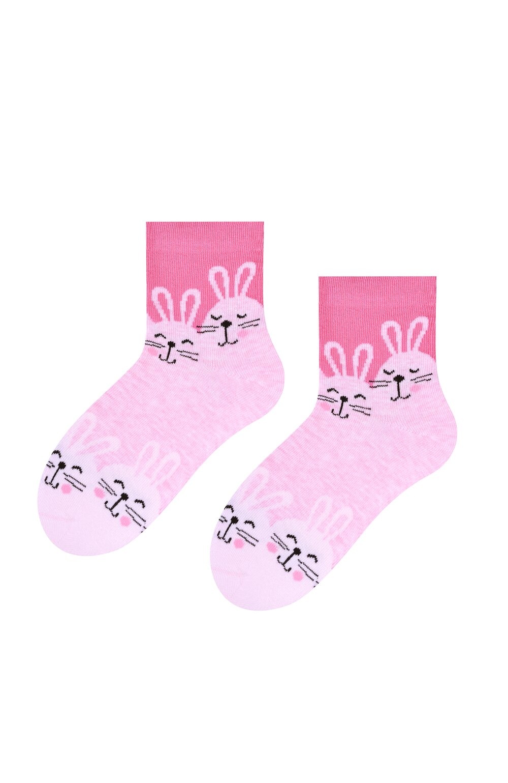 Sosete cu model pentru fete S014-D301 (Culoare: Roz, Marime: 29-31) (Culoare: Roz, Marime: 29-31)