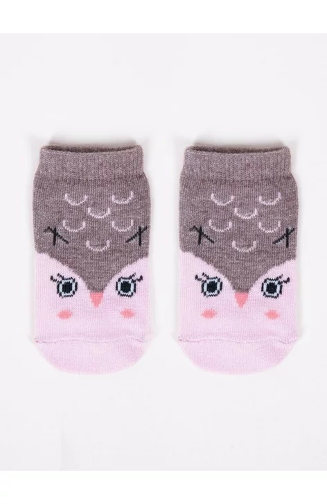 Sosete din bumbac SKCBABY GIRL colorat mixt (Culoare: Multicolor, Marime: 6-9 luni) - 3 | YEO