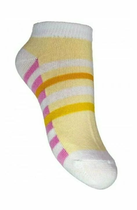 Sosete scurte cu model pentru fete SK08G (Culoare: Multicolor, Marime: 16-18) - 1 | YEO