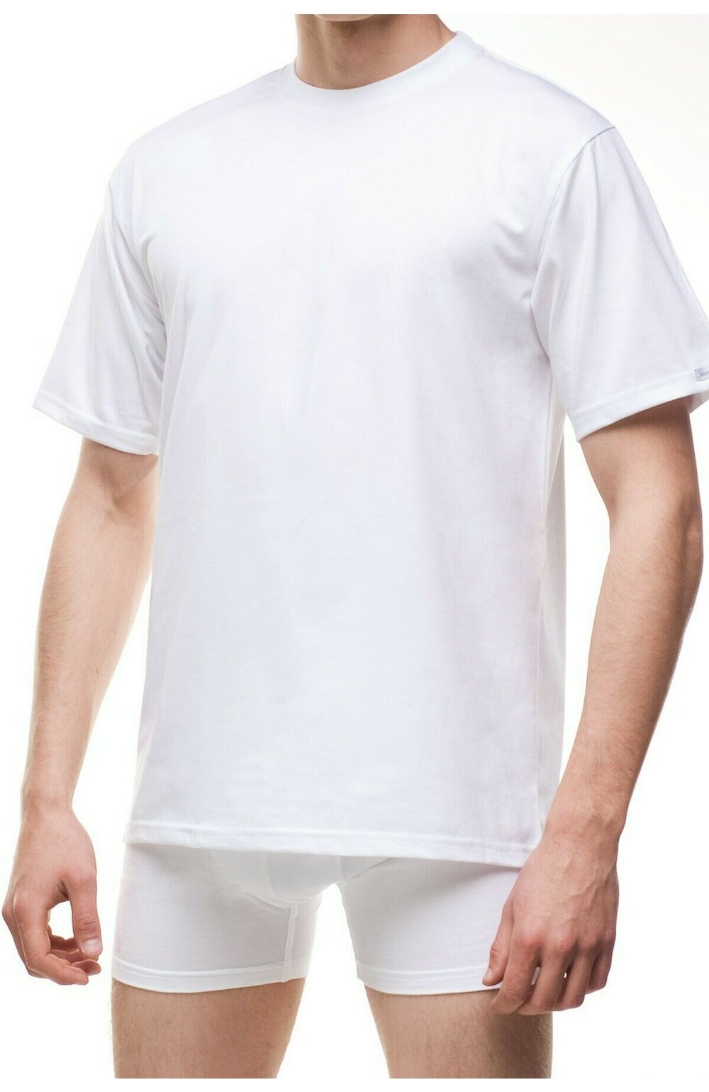 Tricou barbati - Cornette Authentic M202 Plus (Culoare: Alb, Marime: 2XL) (Culoare: Alb, Marime: 2XL)