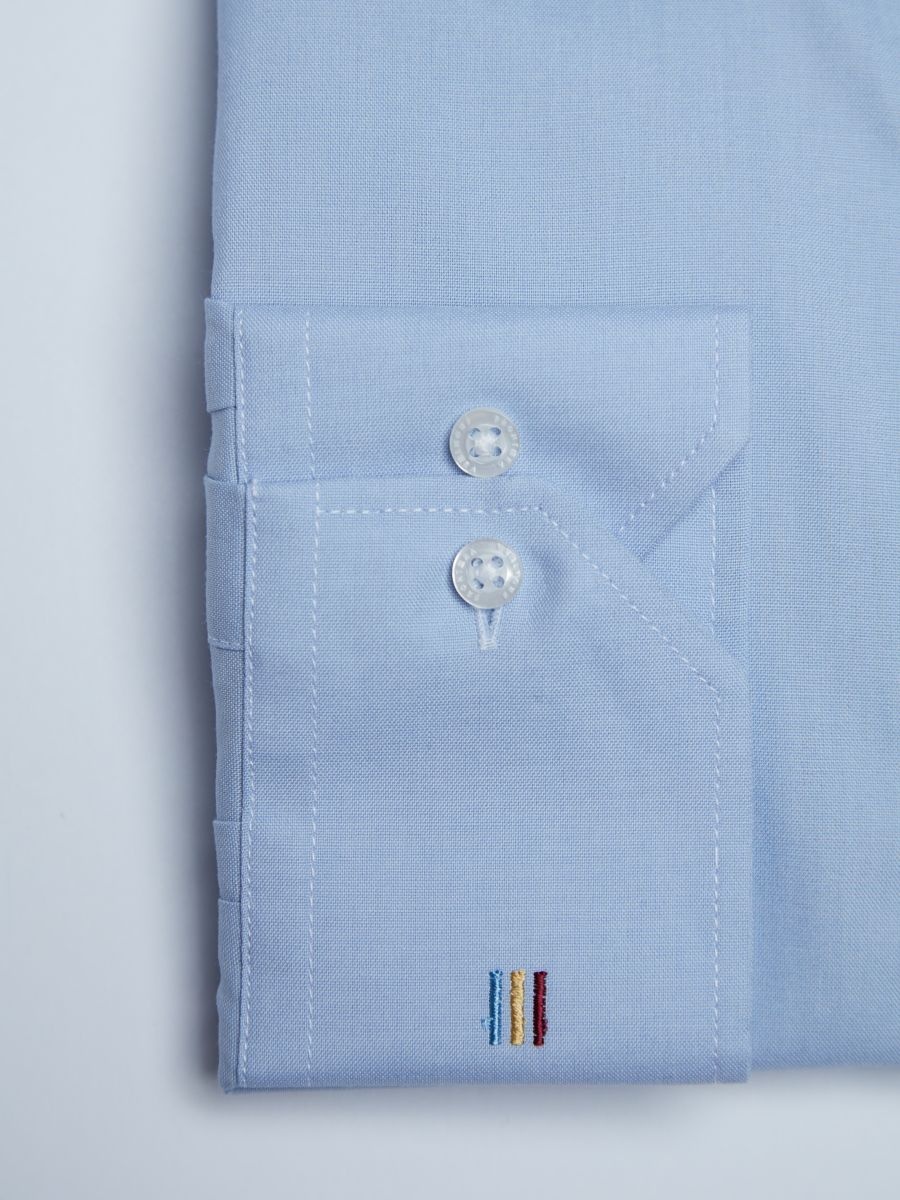 Camasa premium barbati, 100% bumbac, slim fit - FRONTERA - bleu deschis (Culoare: Albastru, Marime: 44) - 3 | YEO
