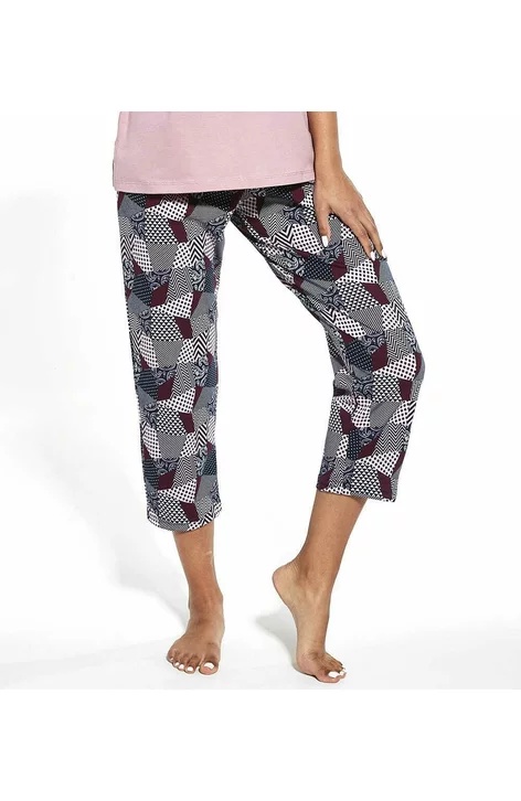 Pijama dama, 100% bumbac, Cornette W393-253 Shine Your Light (Culoare: Roz, Marime: XL) - 2 | YEO