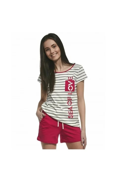 Pijama adolescente 100% bumbac, Cornette G276-29 (Culoare: Rosu, Marime: L/176) - 1 | YEO