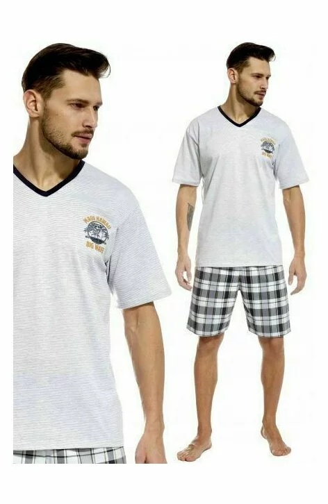 Pijama barbati, 100% bumbac, Cornette M326-053 (Culoare: Gri, Marime: L) - 1 | YEO