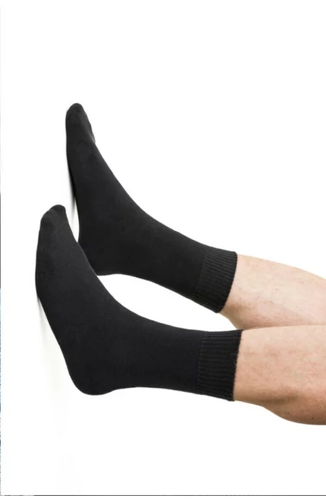 Sosete flausate pentru barbati, culoare negru - Steven S015-N (Culoare: Negru, Marime: 41-43) - 2 | YEO