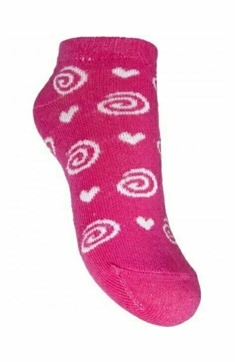 Sosete scurte cu model pentru fete SK08G (Culoare: Multicolor, Marime: 16-18) - 3 | YEO