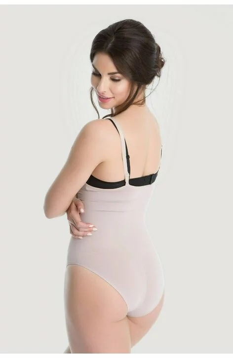 Body modelator open-bust cu bretele - Julimex Plie 50419 (Culoare: Bej, Marime: M) - 1 | YEO