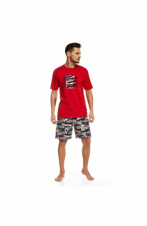 Pijama barbati, colectia tata-fiu, Cornette M326-047 (Culoare: Rosu, Marime: L) - 1 | YEO