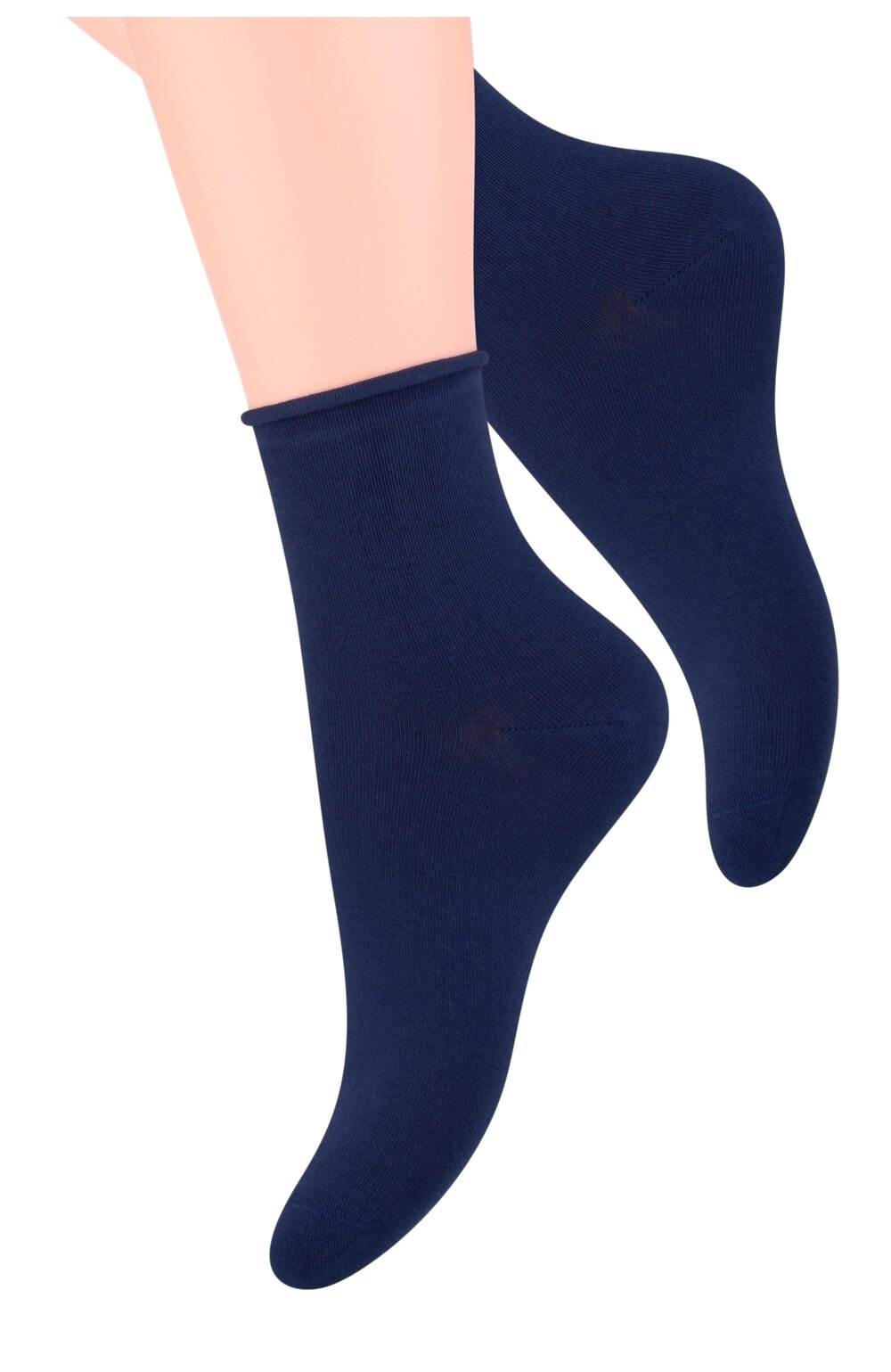 Sosete subtiri dama, bambus, culoare bleumarin - Steven S125-06 (Culoare: Bleumarin, Marime: 35-37) (Culoare: Bleumarin, Marime: 35-37)