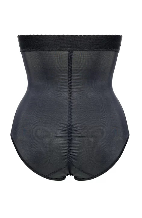 Chilot modelator cu talie inalta si banda silicon - Mitex Elegant, marimi S-2XL (Culoare: Bej, Marime: 2XL) - 1 | YEO