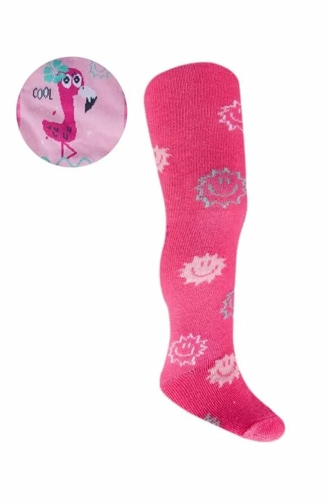 Dresuri din bumbac colorate cu ABS pentru fete RA05G (Culoare: Multicolor, Marime: 092-098) - 2 | YEO