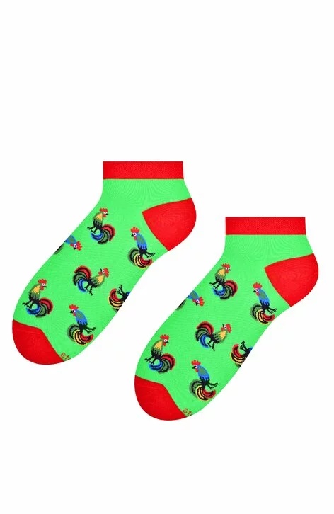 Sosete scurte barbati, colectia folk - Steven S116-M005 verde (Culoare: Verde, Marime: 39-42) - 1 | YEO