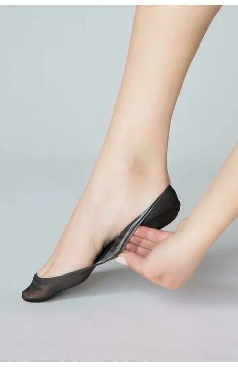 Talpici din bambus pentru dama - Marilyn D66 negru, bej (Culoare: Negru, Marime: Unica) - 2 | YEO