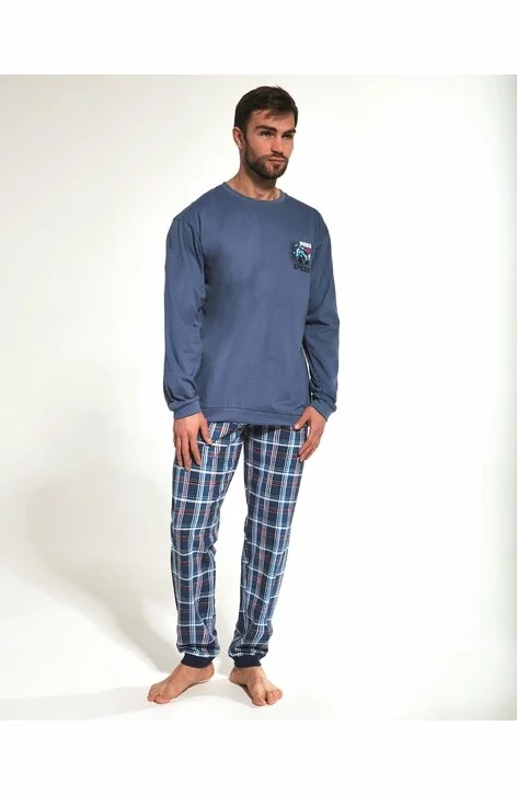 Pijama barbati, colectia tata-fiu, Cornette M115-155 (Culoare: Blue, Marime: S) - 1 | YEO