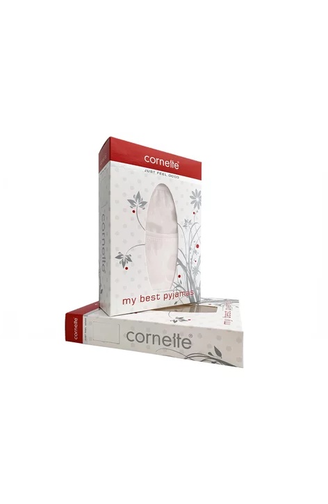 Pijama dama, 100% bumbac, Cornette W370-166 Sushi 2 (Marime: XL, Culoare: Coral) - 2 | YEO