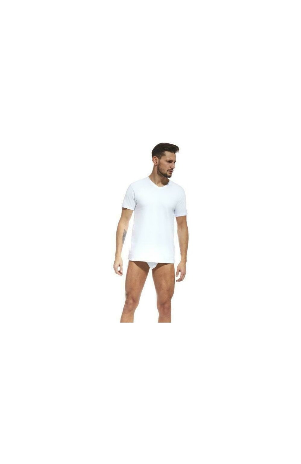 Tricou barbati - Cornette Authentic M201 (Culoare: Alb, Marime: 2XL) (Culoare: Alb, Marime: 2XL)