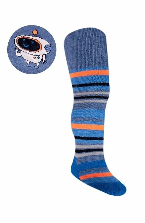 Dresuri flausate din bumbac pentru baieti RA07B (Culoare: Multicolor, Marime: 104-110) - 1 | YEO