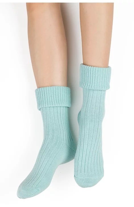 Sosete dama pentru dormit - Steven S067-067 verde-menta