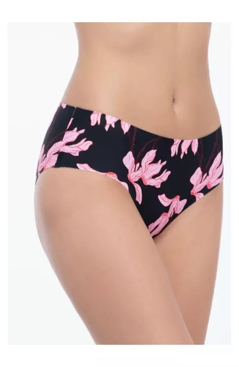 Chilot dama fara cusaturi, Invisible-Line Julimex Cyclamen - print floral