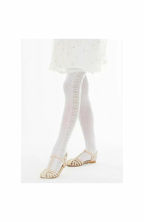 Ciorapi cu model pentru fetite - Marilyn Lily C86, 60 DEN - albastru