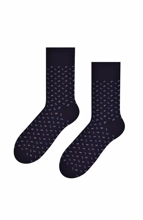 Sosete cu model pentru barbati - Steven S056-C115 negru