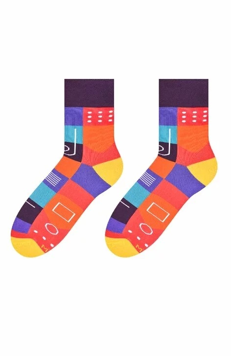 Sosete dama, model Squares - More S078128 multicolor