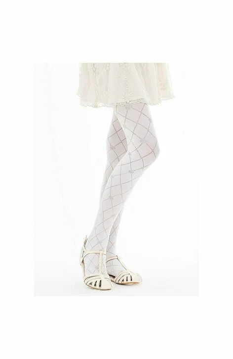 Ciorapi cu model pentru fetite - Marilyn Lily C87, 60 DEN - gri