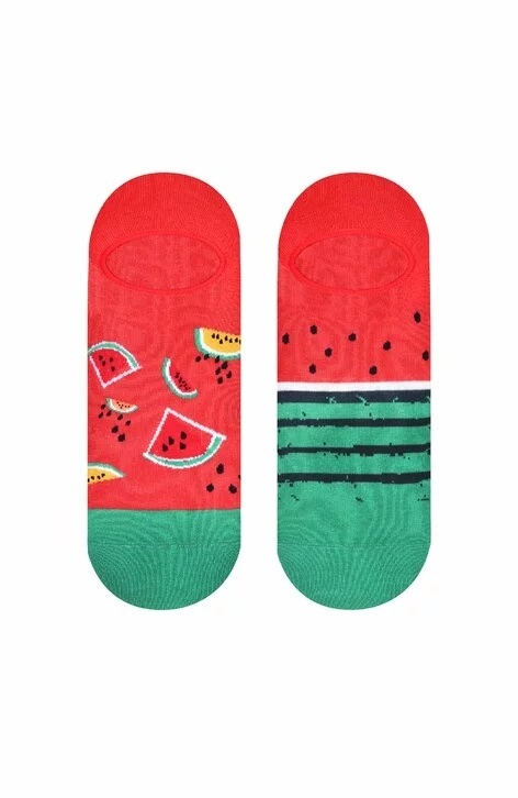 Talpici barbati, model asimetric Watermelon - More S098026 rosu