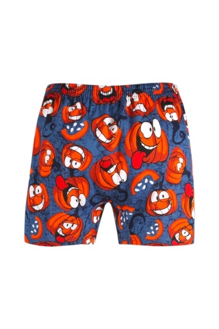 Boxeri barbati plus size pentru dormit, 100% bumbac - Cornette Classic M011-112 Pumpkin - Img 4