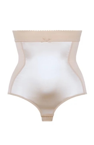 Chilot modelator de dama cu talie inalta, banda silicon - Mitex Satin - Img 2