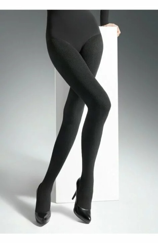 Ciorapi de dama, flausati - Marilyn Arctica 250 DEN, negru - Img 2