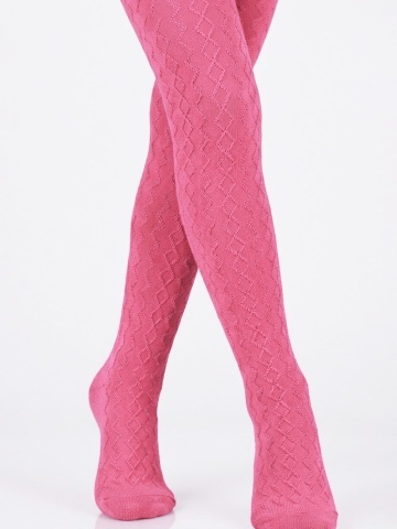 Ciorapi din microfibra cu model pentru fetite, 40den - Knittex Lidka - Img 3