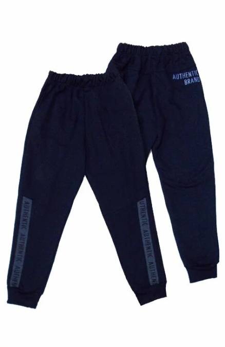 Pantaloni trening pentru copii 8-14 ani - AJS Authentic grafit, bleumarin, jeans, negru, olive - Img 3
