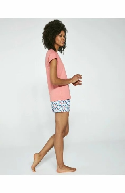 Pijama dama, 3 piese, 100% bumbac, Cornette W665-202 - Img 3