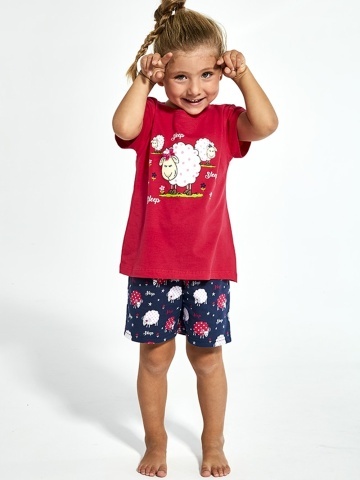Pijama fete 1-8 ani, 100% bumbac, Cornette G787-072