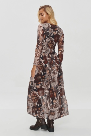 Rochie lunga vaporoasa cu imprimeu - M860-50 - Img 2