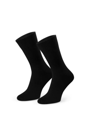 Sosete barbati, fara compresie, viscoza de bambus, culoare negru - Steven S149-08